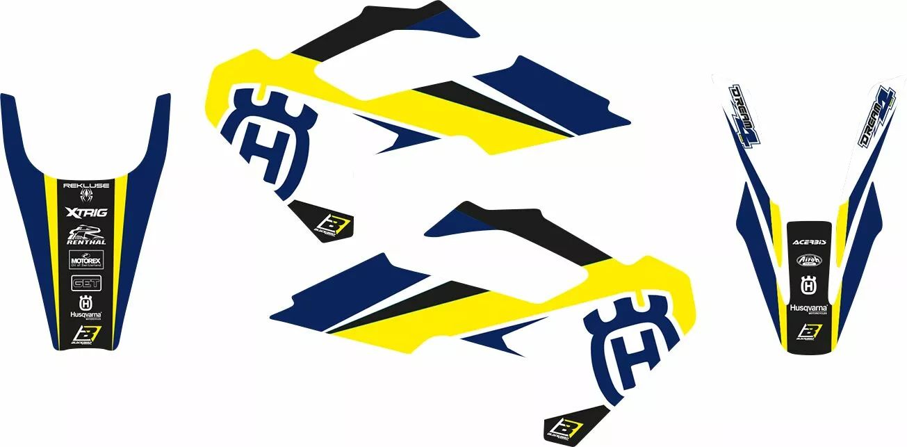Blackbird racing 8616N grafikus készlet ülés borítóval Matrica 0