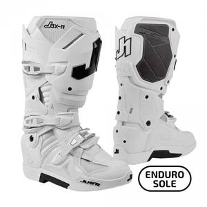 JUST1 JBX-R Enduro csizma - fehér Off-road motoros csizma