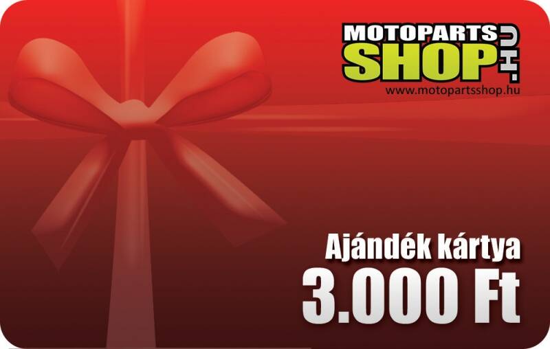 MPS MotoPartsShop motoros ajándék kártya Ajándékkártya 0