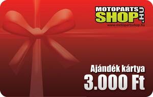 MPS MotoPartsShop motoros ajándék kártya Ajándékkártya