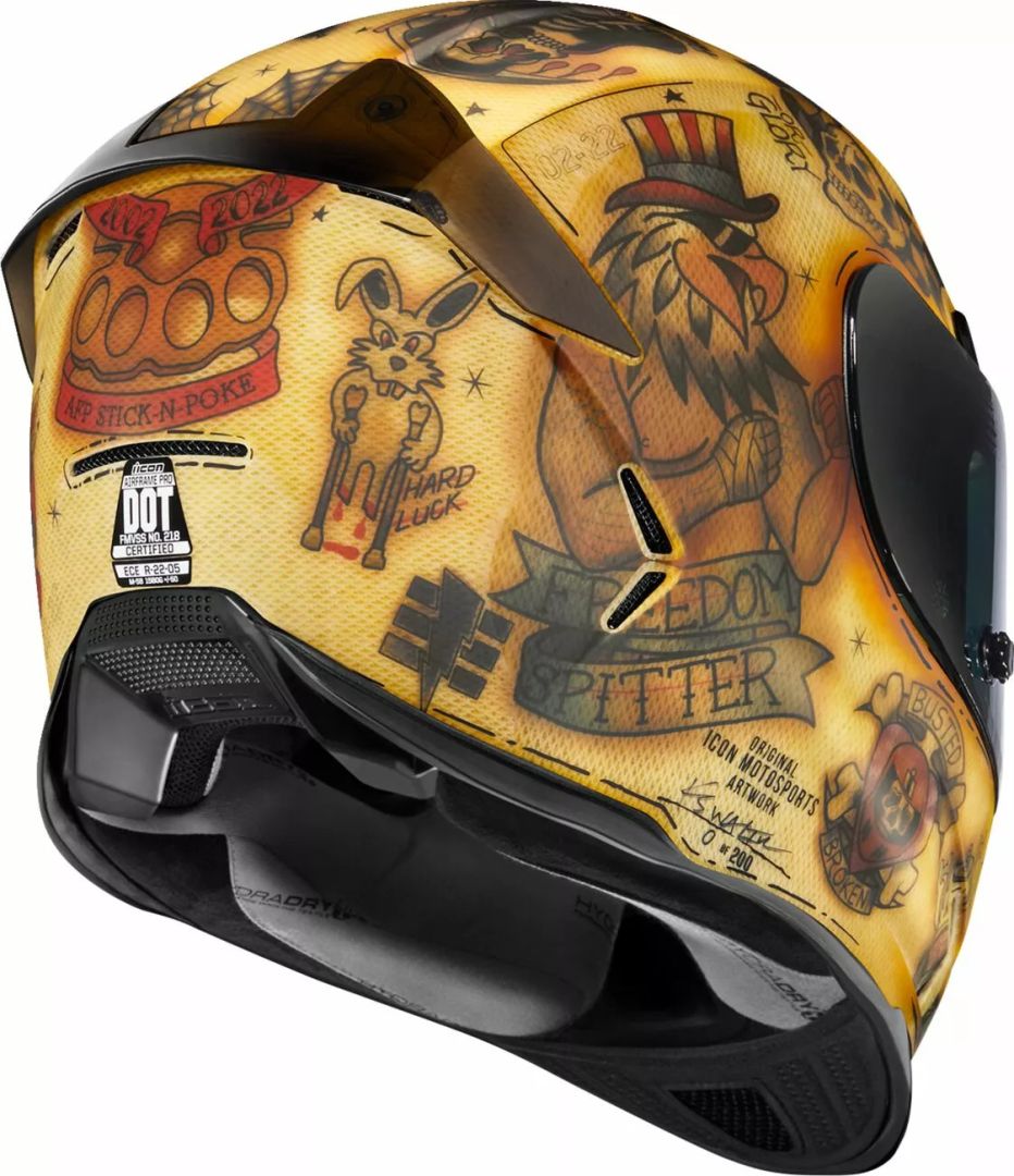 Icon 0101-15053 Airframe Pro™ Limited Edition Stick és Poke Helmet L Bukósisak  zárt 2