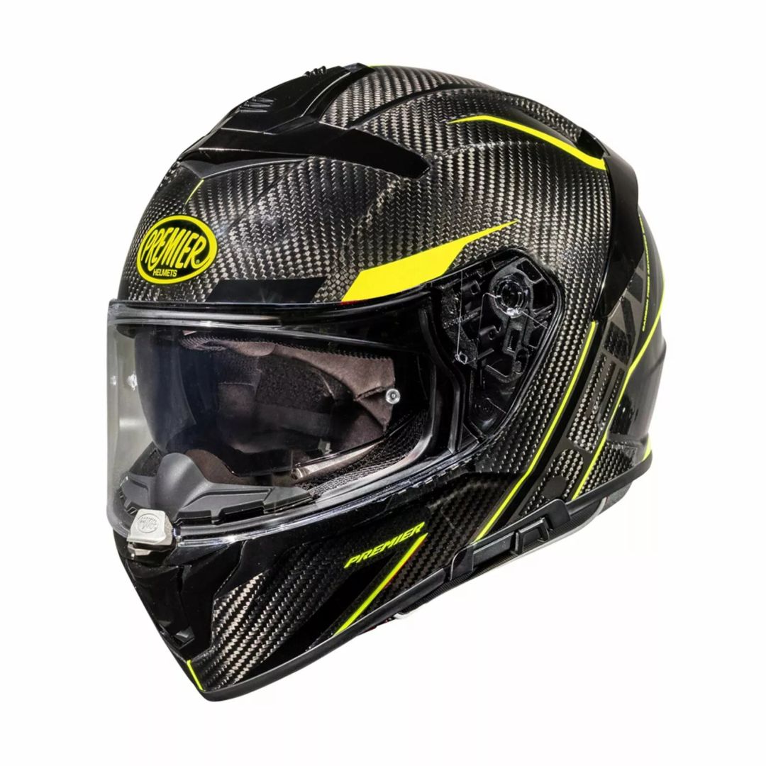 Premier helmets Apintdeicarsty00xs ördög szénstílus bukóSISAK Bukósisak  zárt 0