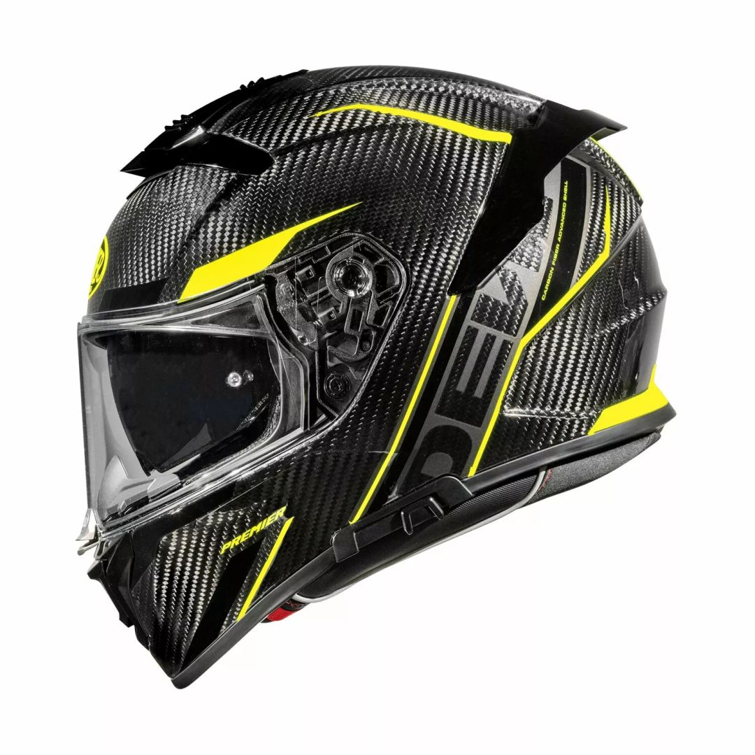 Premier helmets Apintdeicarsty00xs ördög szénstílus bukóSISAK Bukósisak  zárt 4