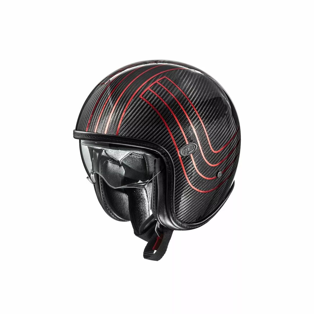 Premier helmets Apjetvi6carpce00xs vintage platina kiadás szén -sisak Nyitott bukósisak 0