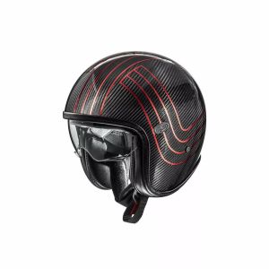 Premier helmets Apjetvi6carpce000m Vintage Platinum Edition Carbon BukóSISAK Nyitott bukósisak
