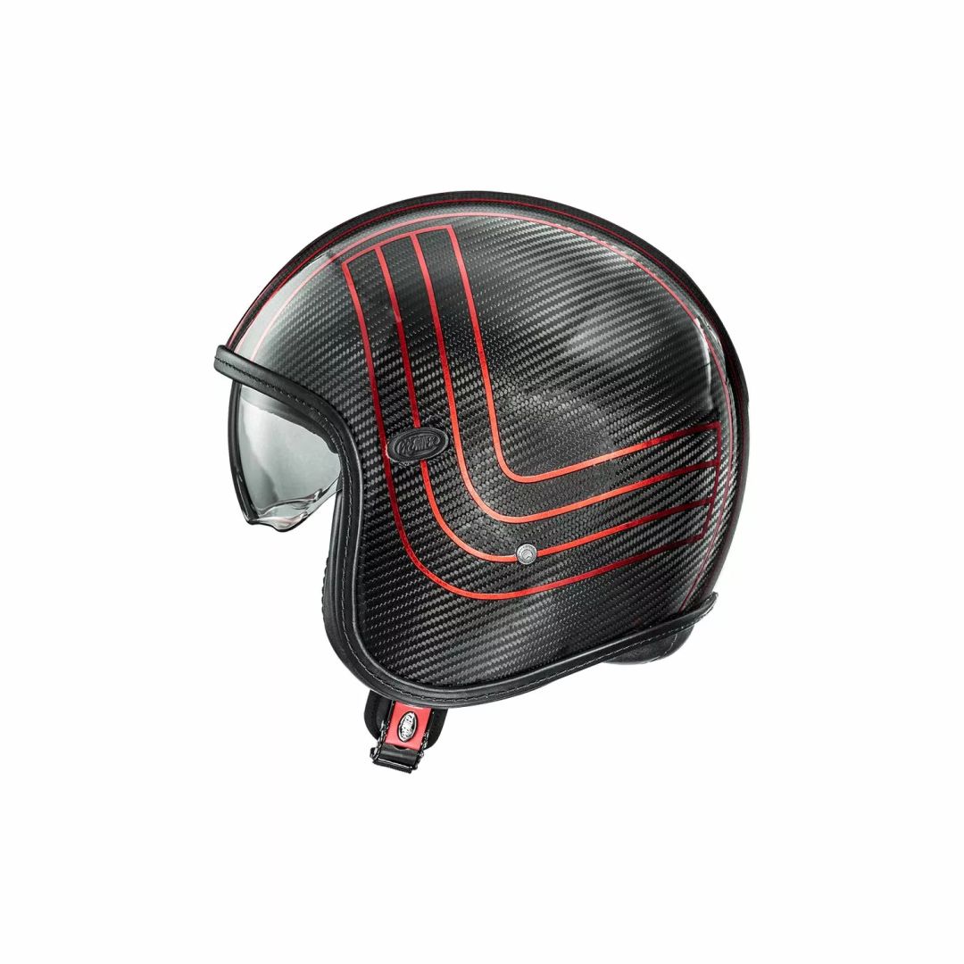 Premier helmets Apjetvi6carpce00xl vintage platina kiadás szén -sisak Nyitott bukósisak 1