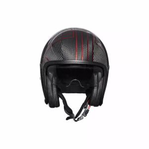 Premier helmets Apjetvi6carpce00xl vintage platina kiadás szén -sisak Nyitott bukósisak 2