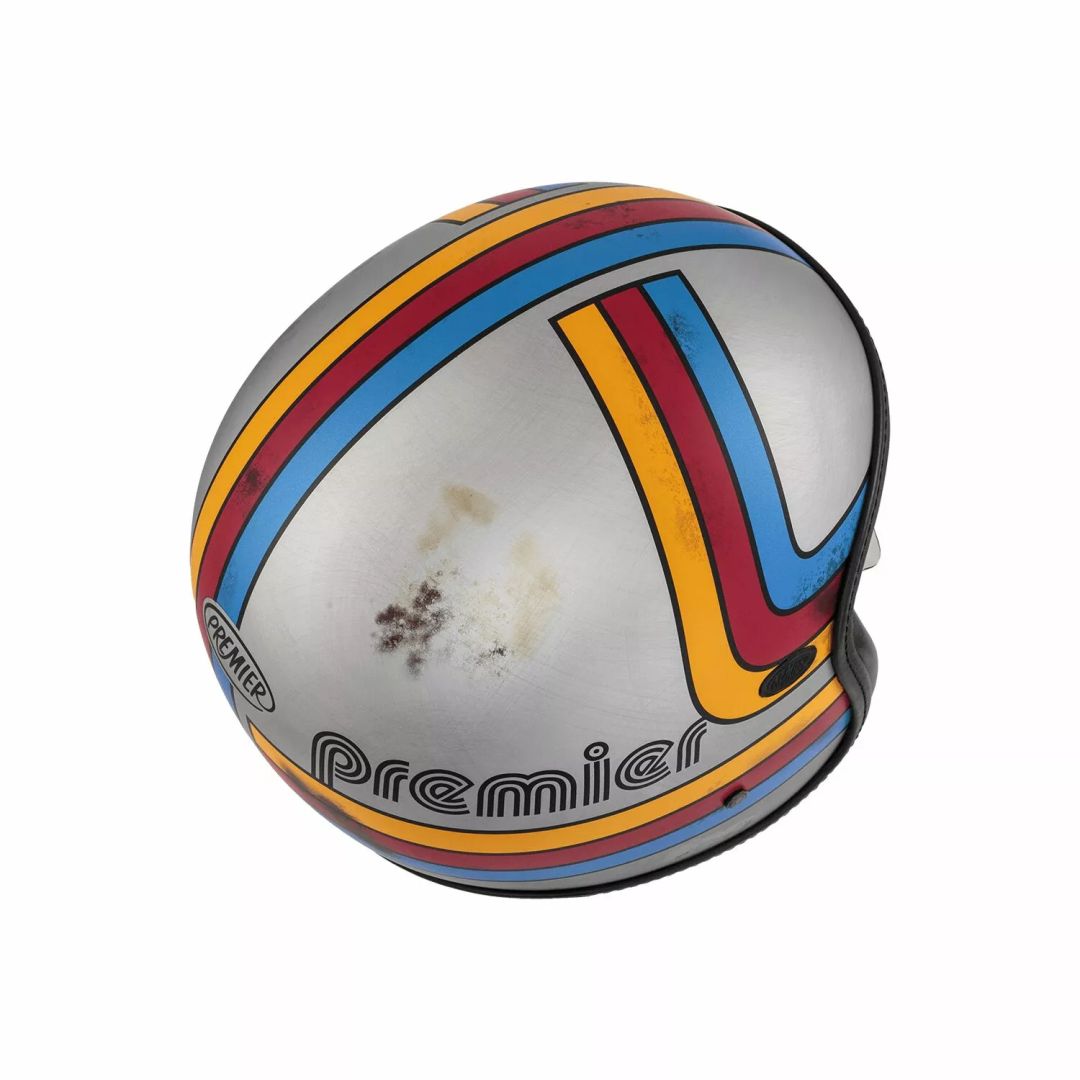 Premier helmets Apjetvi6fibpex00xl vintage platina kiadás bukóSISAK Nyitott bukósisak 1
