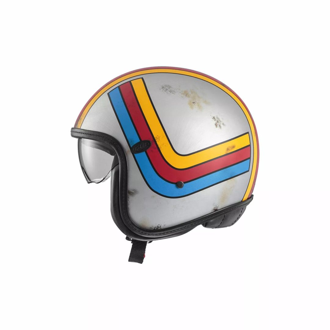 Premier helmets Apjetvi6fibpex00xl vintage platina kiadás bukóSISAK Nyitott bukósisak 2