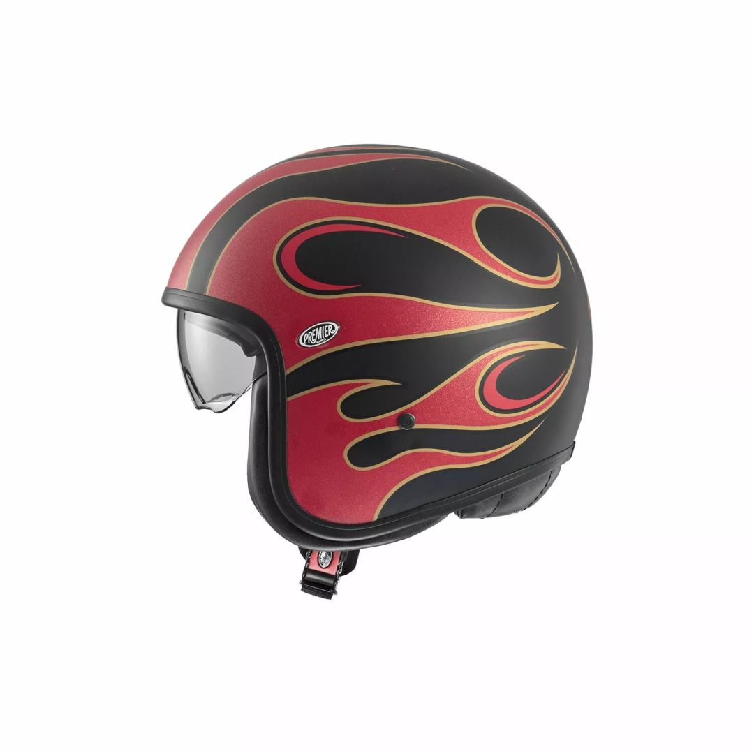Premier helmets Apjetvi6fibfr2000s vintage fr bukóSISAK Nyitott bukósisak 3