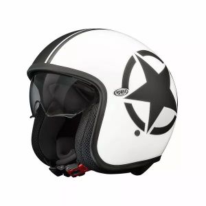 Premier helmets Apjetvi6fibst8000s vintage csillag bukóSISAK Nyitott bukósisak