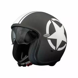Premier helmets Apjetvi6fibst900xs vintage csillag bukóSISAK Nyitott bukósisak