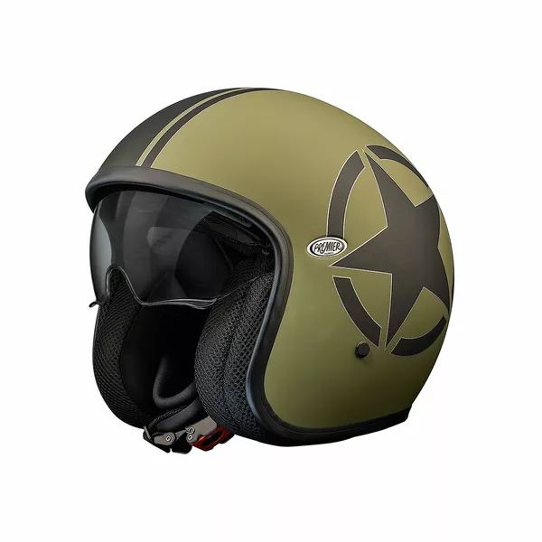 Premier helmets Apjetvi6fibbsmi000s vintage csillag bukóSISAK Nyitott bukósisak 0