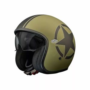 Premier helmets Apjetvi6fibbsmi000s vintage csillag bukóSISAK Nyitott bukósisak