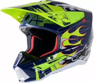 Alpinestars 8307023-7455-2x Supertech M5 kiütéses bukóSISAK motocross bukósisak