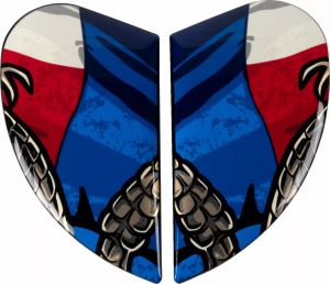 Icon 0133-1450 AirFrame Pro ™ bukóSISAK oldalsó lemezek Bukósisak