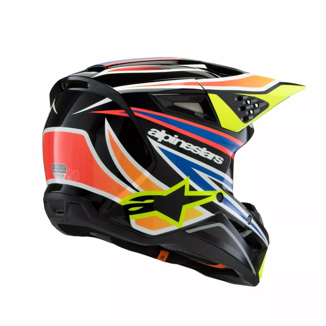 Alpinestars 8302125-1574-MY Youth S-M3 WURX bukóSISAK motocross bukósisak 4