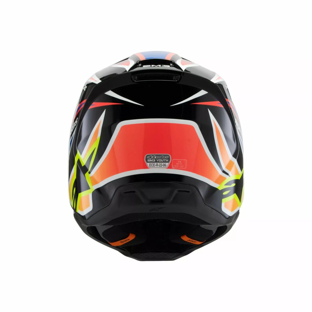 Alpinestars 8302125-1574-il ifjúság S-M3 WURX bukóSISAK motocross bukósisak 6