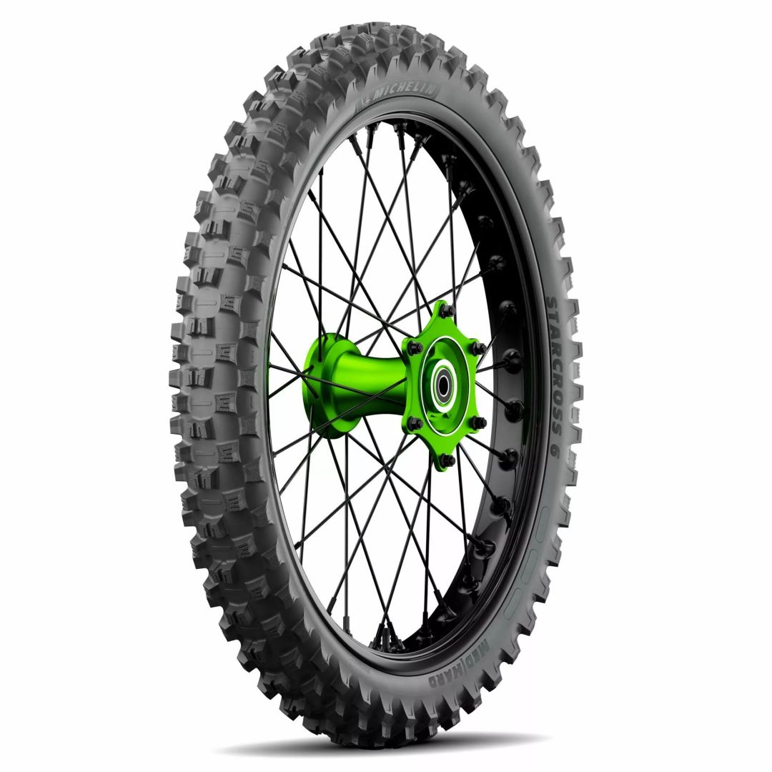 Michelin 812208 Starcross 6 közepes kemény gumiabroncs Motorkerékpár gumiabroncs 0