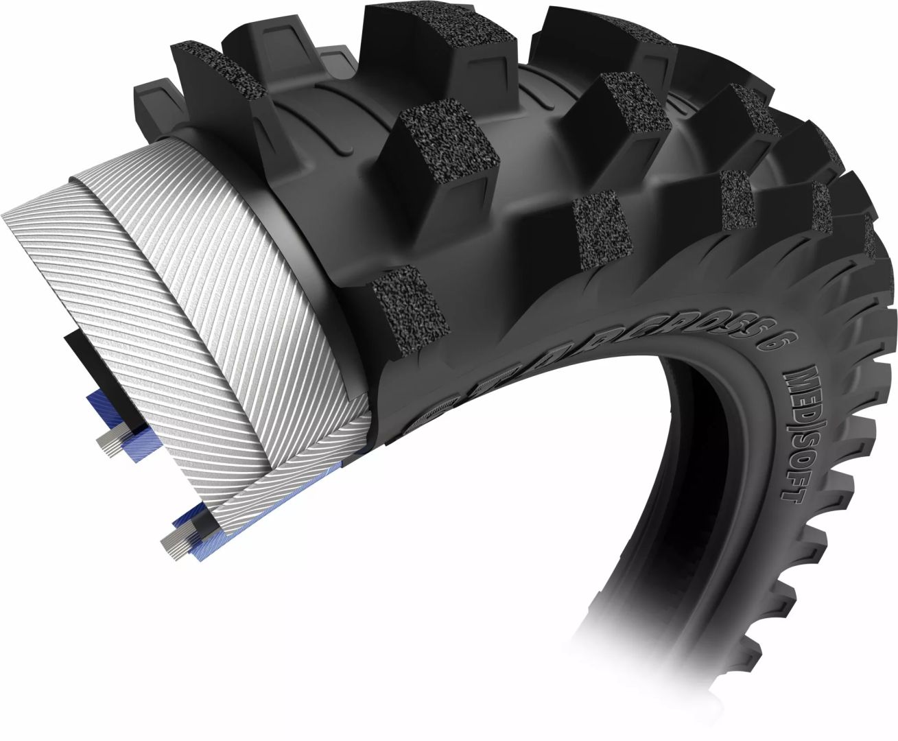 Michelin 901841 Starcross 6 közepes lágy gumiabroncs Motorkerékpár gumiabroncs 5