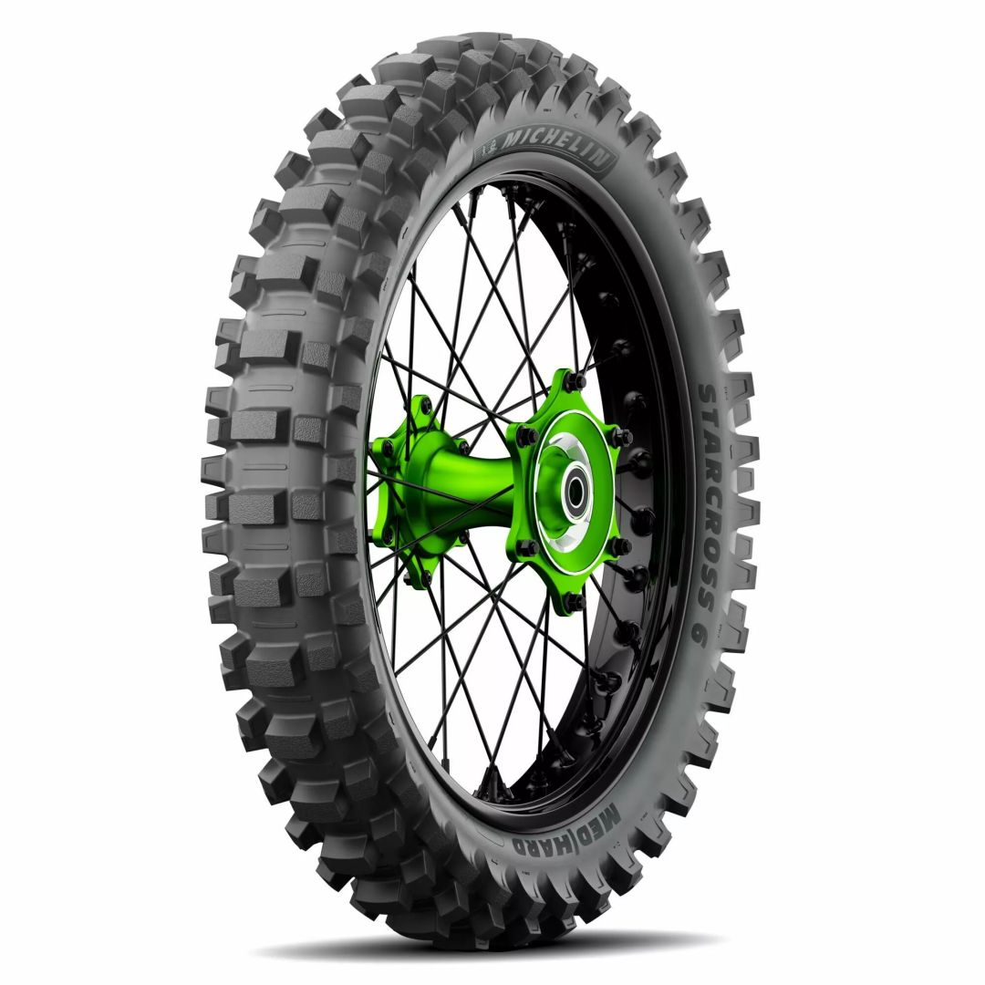 Michelin 537861 Starcross 6 közepes kemény gumiabroncs Motorkerékpár gumiabroncs 0