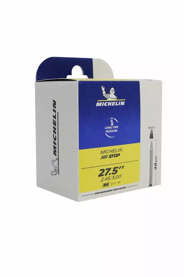 Michelin 716374 Airstop B6 belső cső - 650b/27.5 & quot; | 2.45-3 & quot; Gumibelső 0