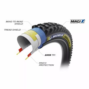 Michelin 175008 Wild Enduro MS Racing Motorkerékpár gumiabroncs 4