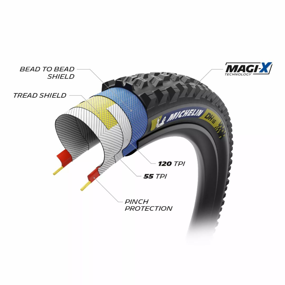 Michelin 248277 DH 16 Versenyzés Bicikli gumi MTB 3