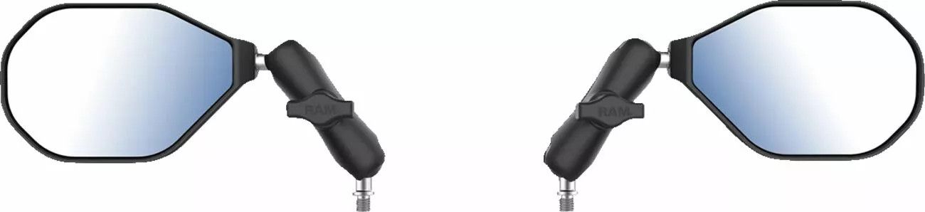 Ram mounts RAM-B-349-465RL Tough-Mirror™ készlet M10-1,25 talpakkal - Közepes kar Visszapillantó tükör 0