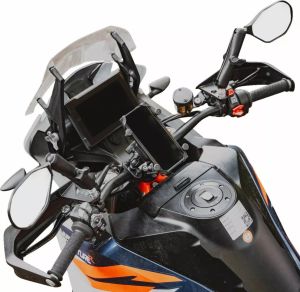Ram mounts RAM-B-349-M1015-C-46 Tough-Mirror™ készlet M10-1.25 alapokkal/M10-1.5 adapterekkel - Hosszú kar Visszapillantó tükör 3