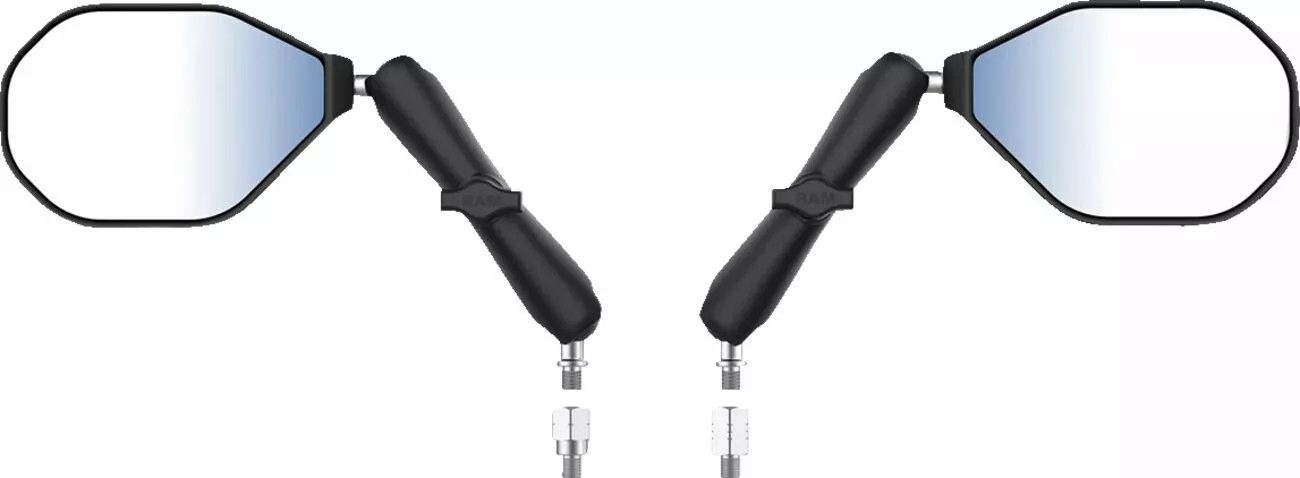 Ram mounts RAM-B-349-RTA-C-465R Tough-Mirror™ készlet M10-1.25 alapokkal/hátra adapterrel - hosszú kar Visszapillantó tükör 0