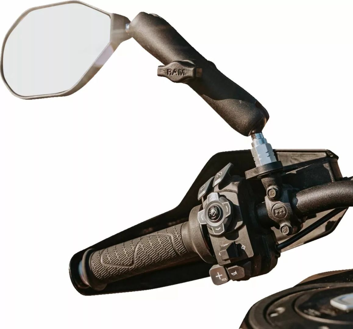 Ram mounts RAP-465LU Tough-Mirror™ bal oldali tükör labda nélkül Visszapillantó tükör 2