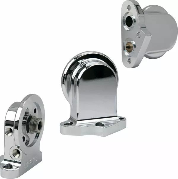 S&s cycle 106-3884 Olajszűrő tartókonzol készlet Motorblokk alkatrész 0