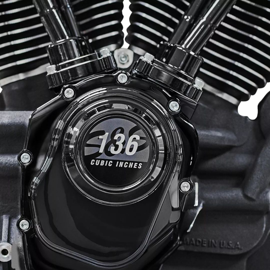 S&s cycle 310-1289 MK136 Black Edition motor 550G kamerával Motorblokk alkatrész 1