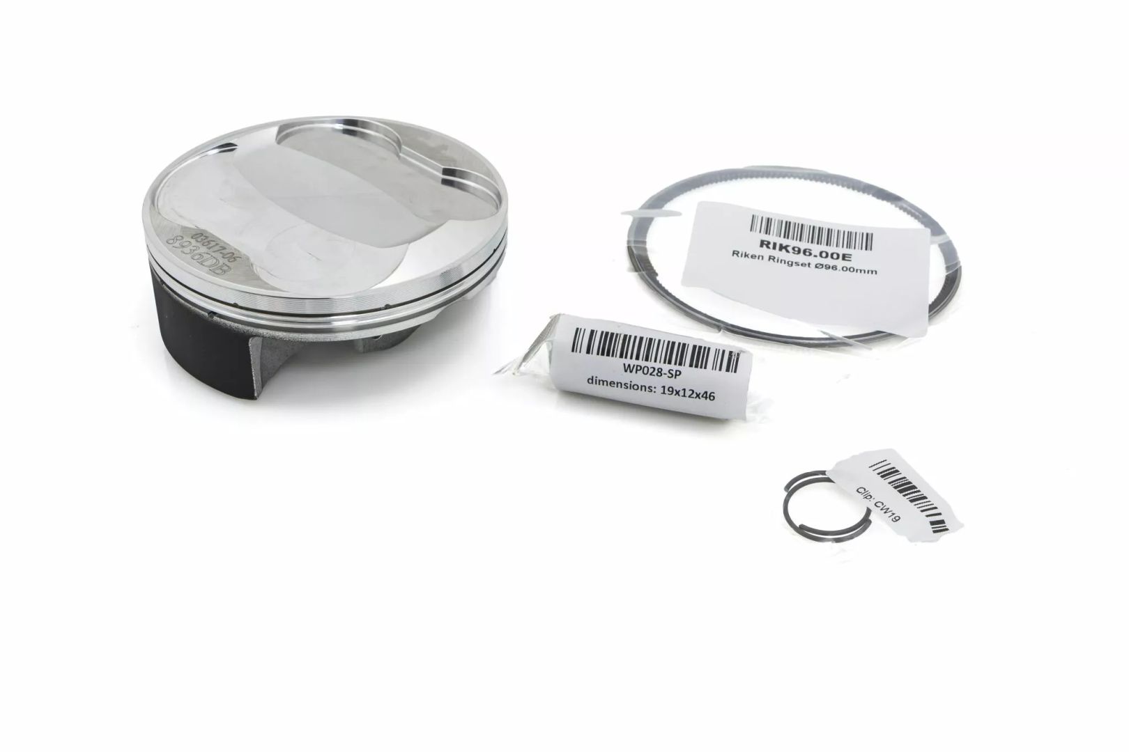 Wossner 8936DC 4 ütemű dugattyúkészlet Motorblokk alkatrész 1