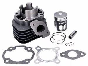 Naraku NK101.41.2 hengerkészlet V.2 50cc 12mm-es dugattyúcsap, egyenes típus 1E40QMB (E2) számára Motorblokk alkatrész 3