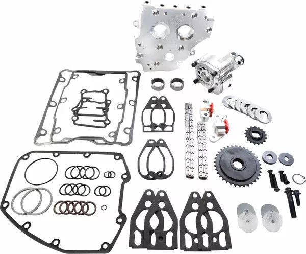 Feuling oil pump corp. 7484 OE+ olajozórendszer/bütyök mellkas frissítő készlet ikerkamrákhoz Motorblokk alkatrész 0