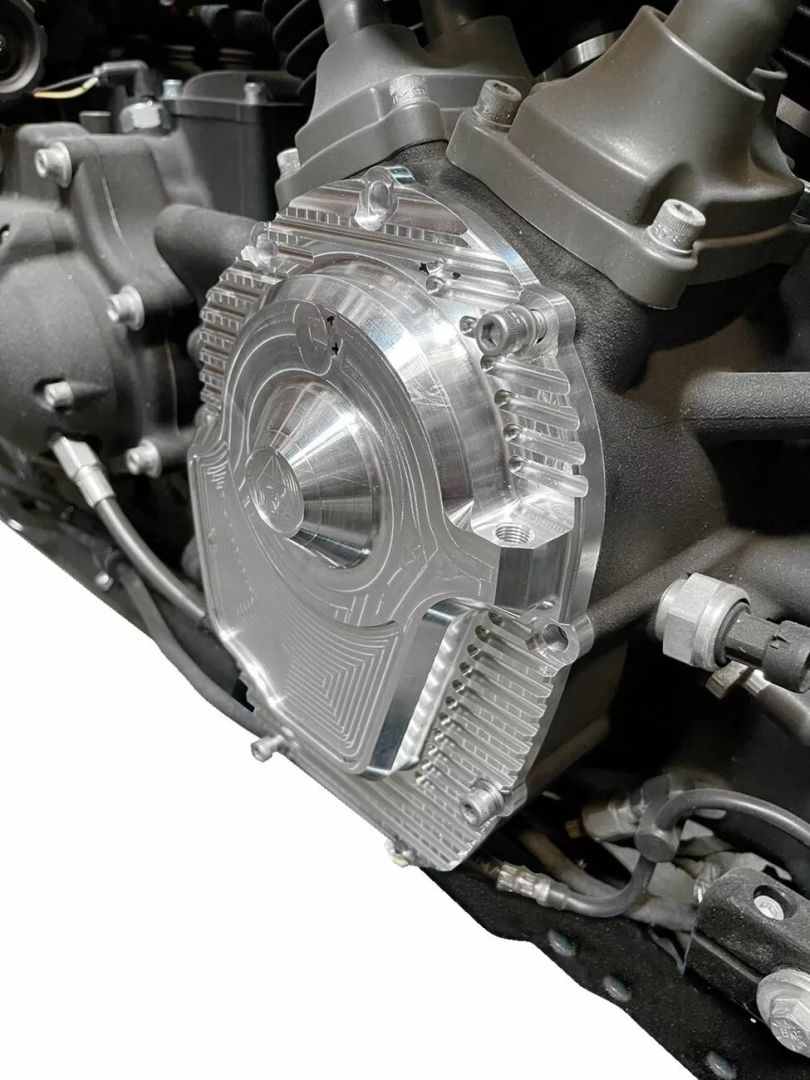 Alloy art M8CC Comp kamerafedél Motorblokk alkatrész 2
