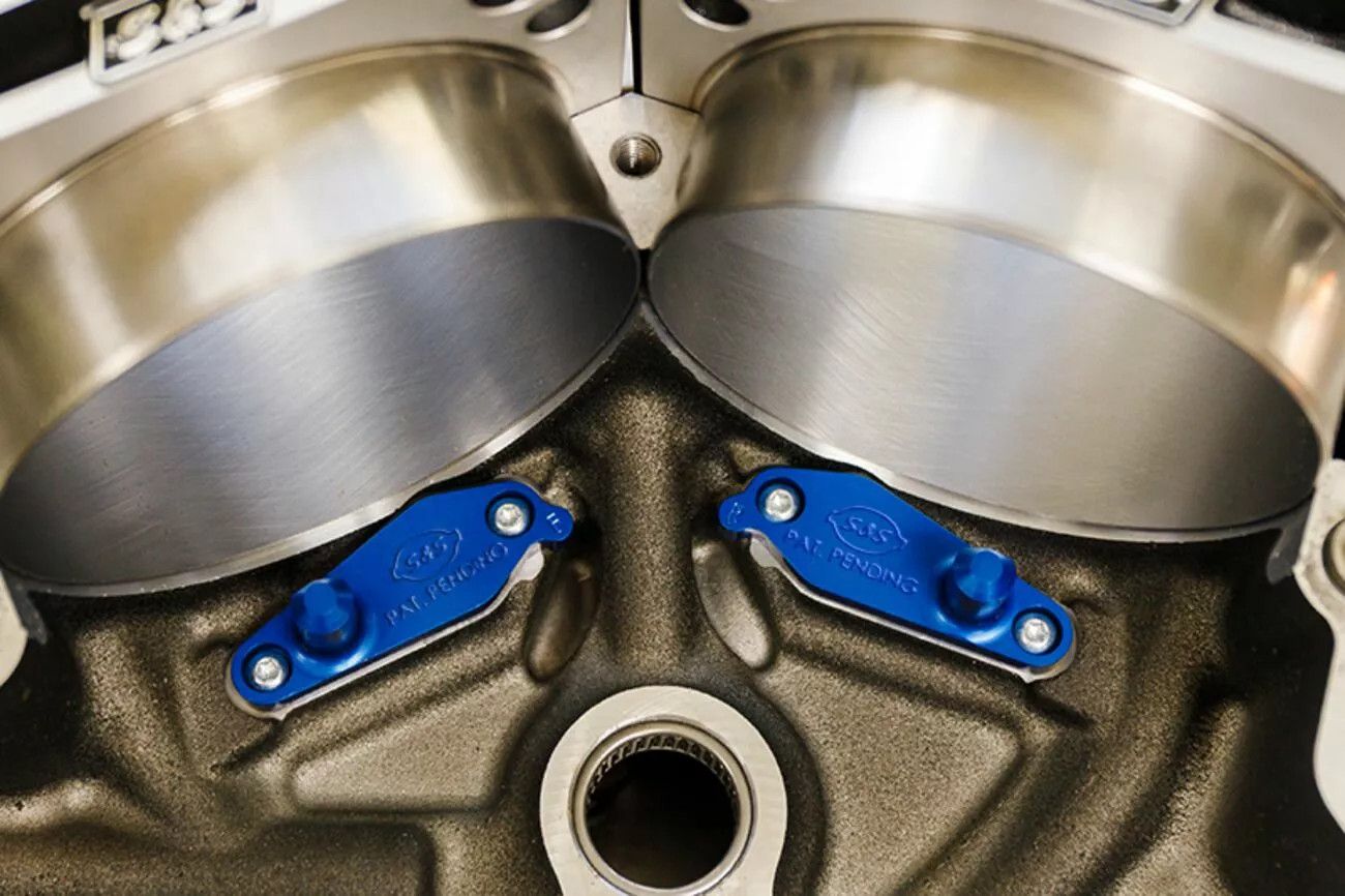 S&s cycle 310-1203 kettős permeteződugattyús hűtőfúvóka készlet Motorblokk alkatrész 1