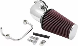K &amp; n 57-1126P Aircharger® szívórendszer tüskés hajlított alumínium szívócső készlettel Levegőszűrő alkatrészek, légszűrők
