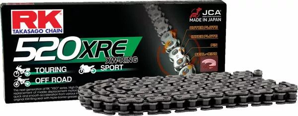 RK 520XRE-106-CLF 520 XRE lánc Meghajtólánc , motorkerékpár lánc 0