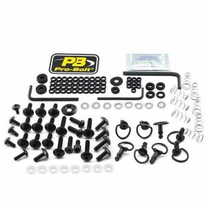 Pro bolt Fya407qrbk alumínium fair csavarkészlet a yamaha számára 