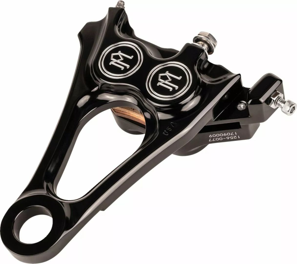 Performance machine (pm) 1256-0084-BM 4 dugattyús differenciálmű furatú hátsó féknyereg Féknyereg és tuning féknyereg kittek 0