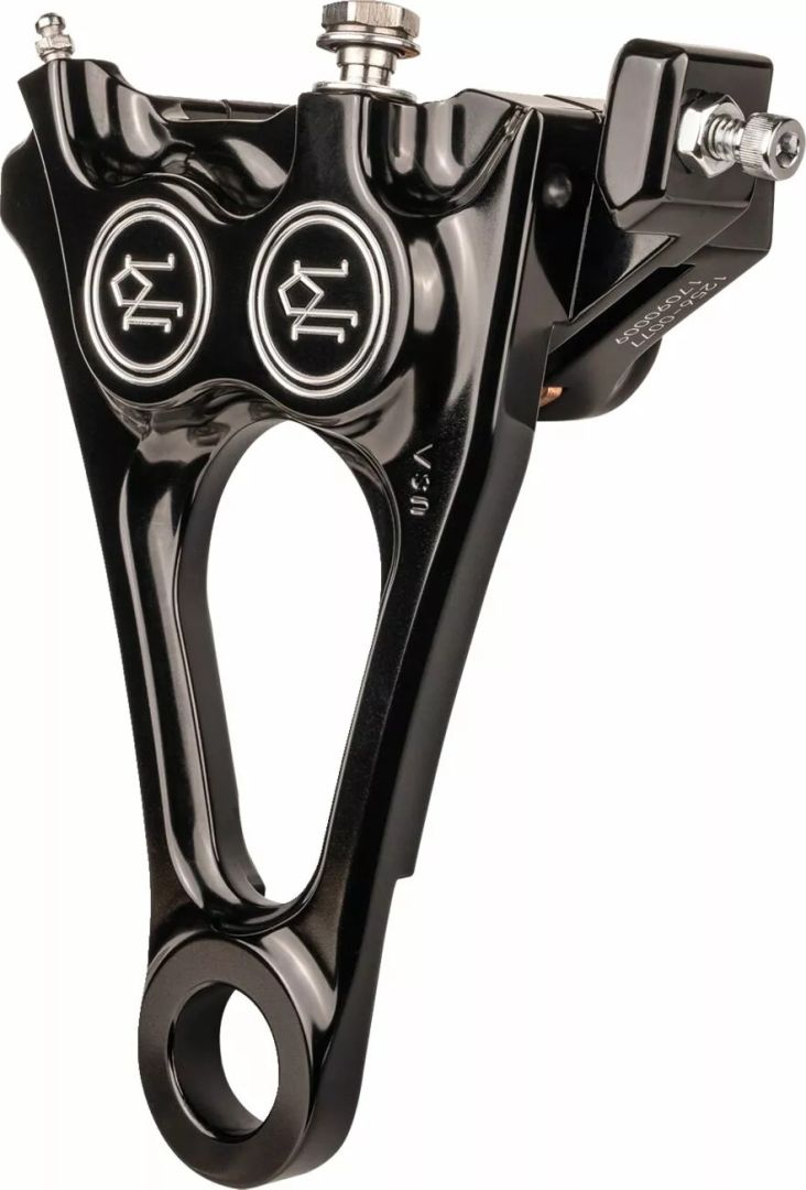 Performance machine (pm) 1256-0084-BM 4 dugattyús differenciálmű furatú hátsó féknyereg Féknyereg és tuning féknyereg kittek 1