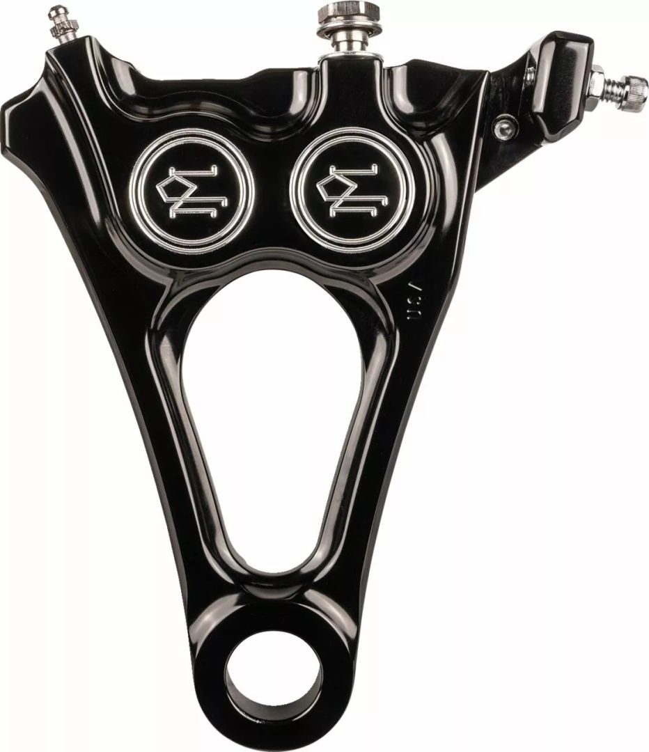Performance machine (pm) 1256-0084-BM 4 dugattyús differenciálmű furatú hátsó féknyereg Féknyereg és tuning féknyereg kittek 2