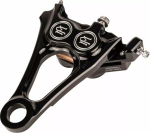 Performance machine (pm) 1256-0084-BM 4 dugattyús differenciálmű furatú hátsó féknyereg Féknyereg és tuning féknyereg kittek