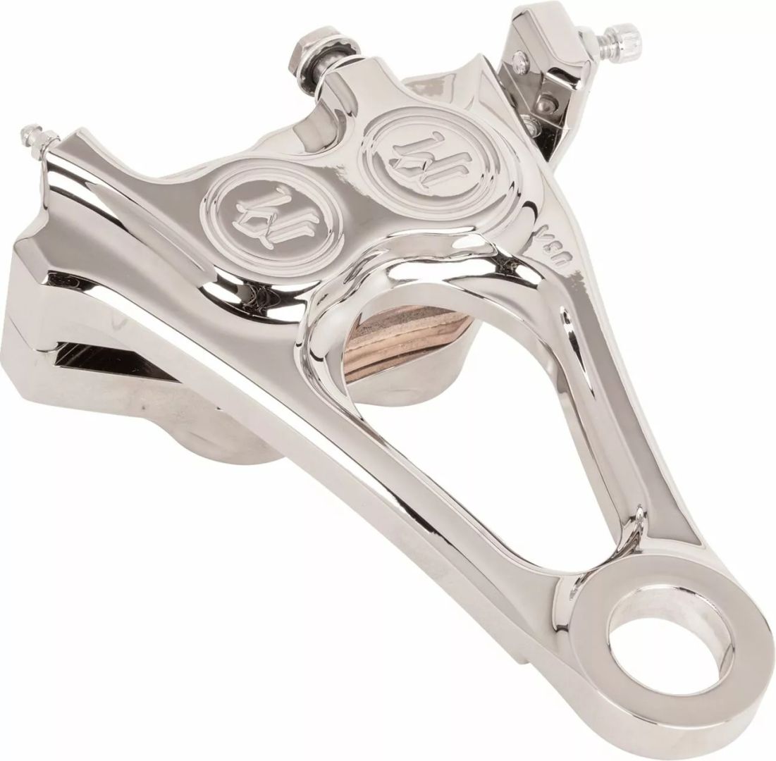 Performance machine (pm) 1256-0084-CH 4 dugattyús differenciálfuratú hátsó féknyereg Féknyereg és tuning féknyereg kittek 4