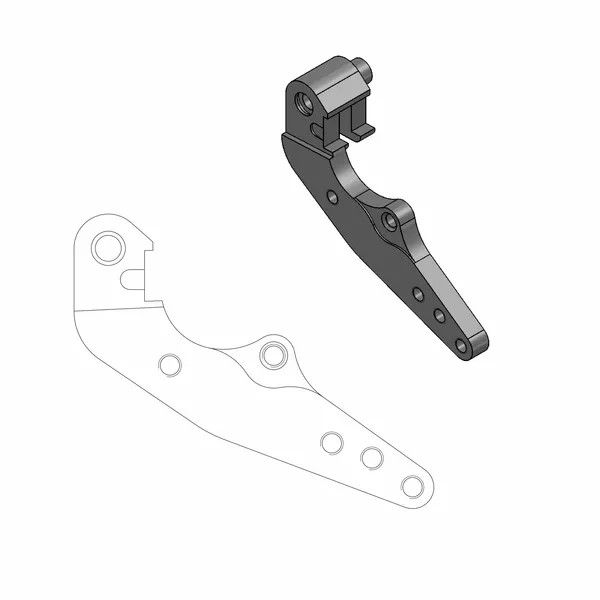 Moto-master 211096 Áthelyező konzol Dakar 298 mm-es első lemezhez Hardware & Accessories 0