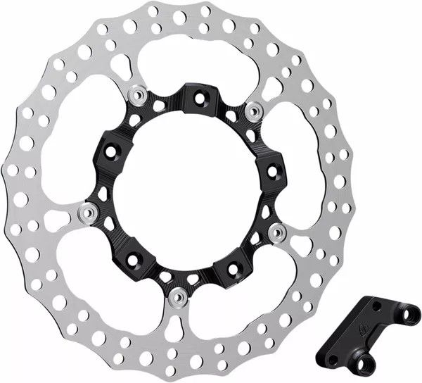 Arlen ness 300-000 Big Brake 14" Teljes lebegő fékrotor készlet Féknyereg és tuning féknyereg kittek 0