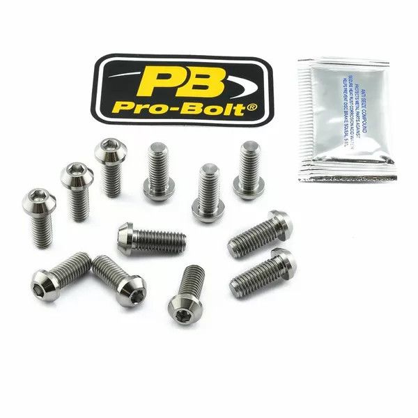 Pro bolt TI12DISCDUC10 fékrotor rögzítőcsavar készlet Hardware & Accessories 0